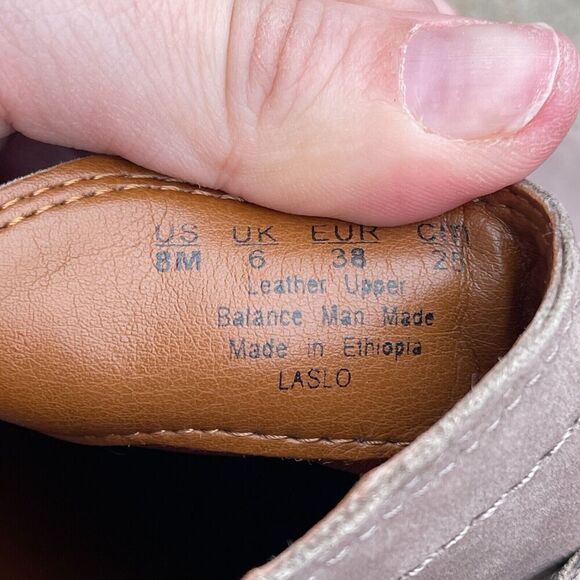 Franco Sarto Laslo Ankle Bootie Womens Size 8M Gray Leather Heeled Almond Toe - Picture 8 of 11